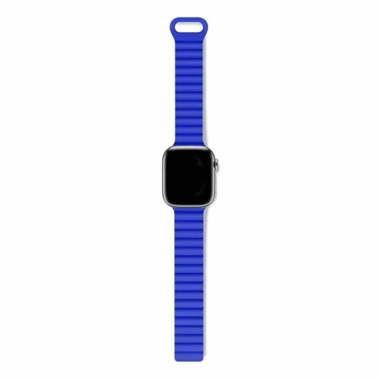 Decoded Apple Watch 49/45/44/42 Mm Gen 1-10-Se Silicone Magnet Traction Loop Strap Lite - Blue